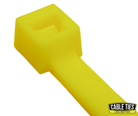 6" 40lb Yellow Cable Ties 100/bag Part # C6-40-Yellow 3