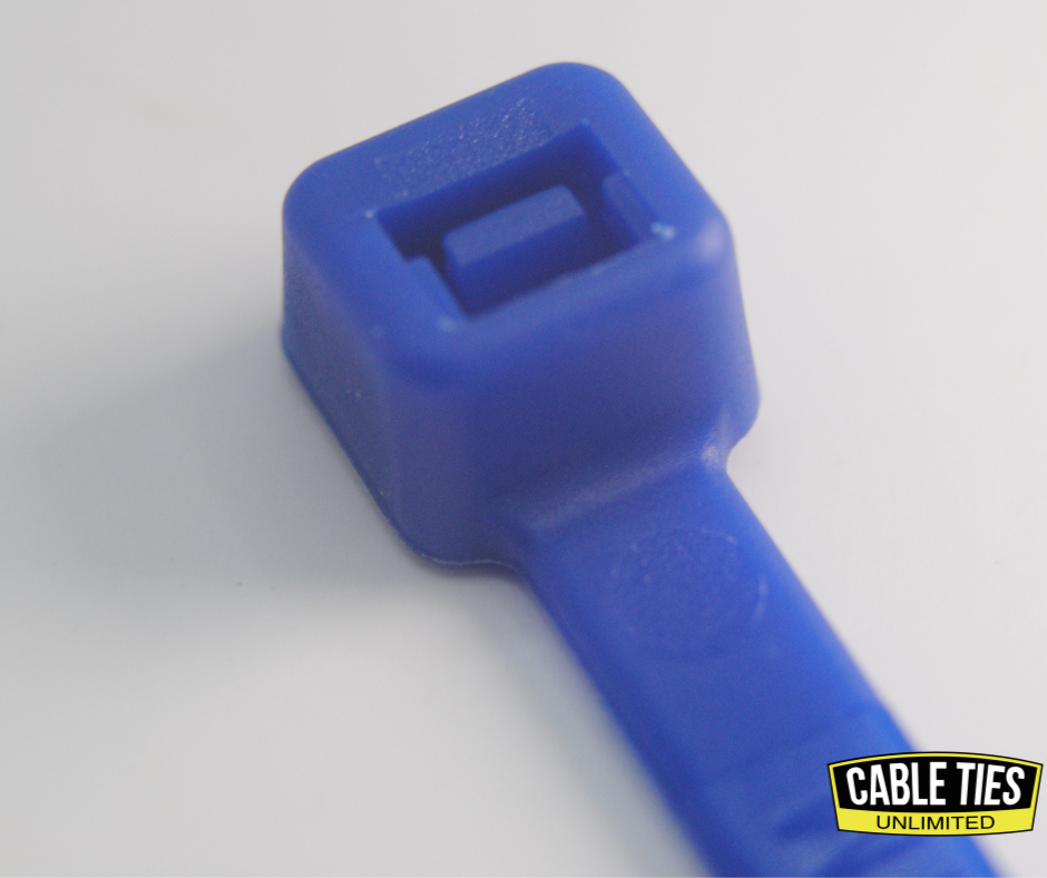 8" 40lb Florescent Blue Cable Ties 100/bag Part # C8-40-Flo Blue