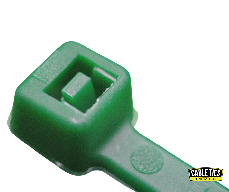 8" 50lb Green Cable Ties 100/bag Part # C8-50-Green 2