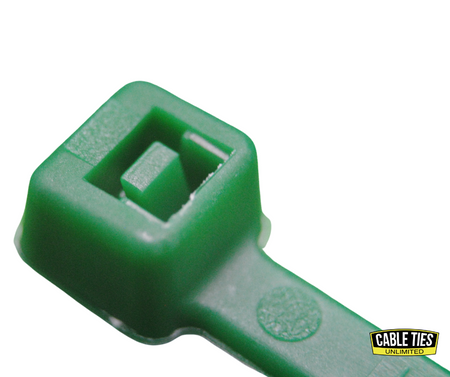 8" 50lb Green Cable Ties 100/bag Part # C8-50-Green 2