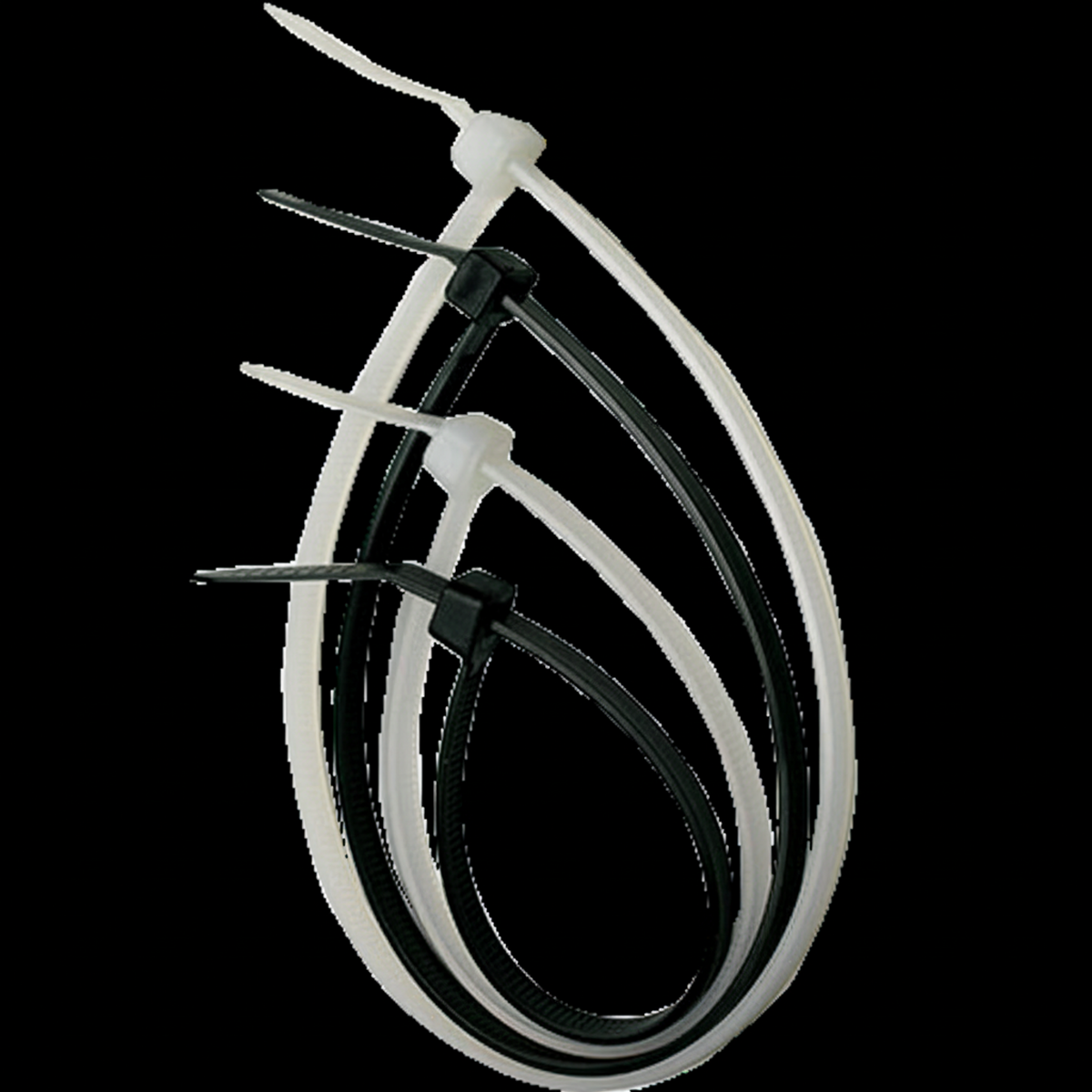 4" 18lb Cable Ties 100/bag