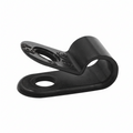 1 1/8" Black Heavy Duty Cable Clamp 1/2" wide, 100/bag, CC5-1 1/8-0C