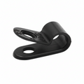 1 1/4" Black Heavy Duty Cable Clamp 1/2" wide, 100/bag, CC5-1 1/4-0C