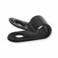 3/16" Black Heavy Duty Cable Clamp 1/2" wide, 100/bag, CC5-3/16-0C