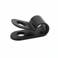 1/4" Black Heavy Duty Cable Clamp 1/2" wide, 100/bag, CC5-1/4-0C