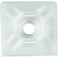 .75" Natural Adhesive Cable Tie Mounts 100/bag Part #CM75-9C