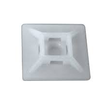 .75" Natural Adhesive Cable Tie Mounts 100/bag Part #CM75-9C