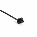 HellermannTyton 157-00232 1-Piece Cable Tie/Fir Tree with Disc, 8.6"L, 6.2 - 13.0 mm, PA66HIRHS, Black, 500/pkg