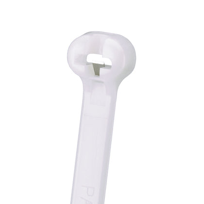 Panduit 12" 50lb Natural Dome-Top Barb Ty Cable Ties 100/bag Part #BT3S-C