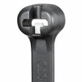 Panduit 4" 18lb UV Black  Weather Resistant Dome-Top Barb Ty Cable Ties 1000/bag Part #BT1M-M0