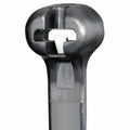 Panduit 15" 50lb UV Black Weather Resistant Dome-Top Barb Ty Cable Ties 100/bag Part #BT4S-C0