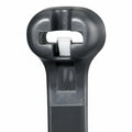 Panduit 31" 120lb Black UV Weather Resistant Dome-Top Barb Ty Cable Ties 50/bag, Part #BT9LH-L0