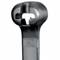 Panduit 11" 40lb UV Black Weather Resistant Dome-Top Barb Ty Cable Ties 100/bag Part #BT3I-C0