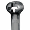Panduit 8" 50lb UV Black Weather Resistant Dome-Top Barb Ty Cable Ties 1000/bag Part #BT2S-M0