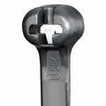Panduit 28" 120lb Black UV Weather Resistant  Dome-Top Barb Ty Cable Ties 50/bag, Part #BT8LH-L0