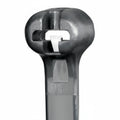 Panduit 8" 50lb UV Black Weather Resistant Dome-Top Barb Ty Cable Ties 100/bag Part #BT2S-C0