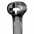 Panduit 8" 40lb UV Black Weather Resistant Dome-Top Barb Ty Cable Ties 1000/bag Part #BT2I-M0