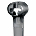 Panduit 15" 120lb Black UV  Weather Resistant Dome-Top Barb Ty Cable Ties 250/bag, Part #BT4LH-TL0