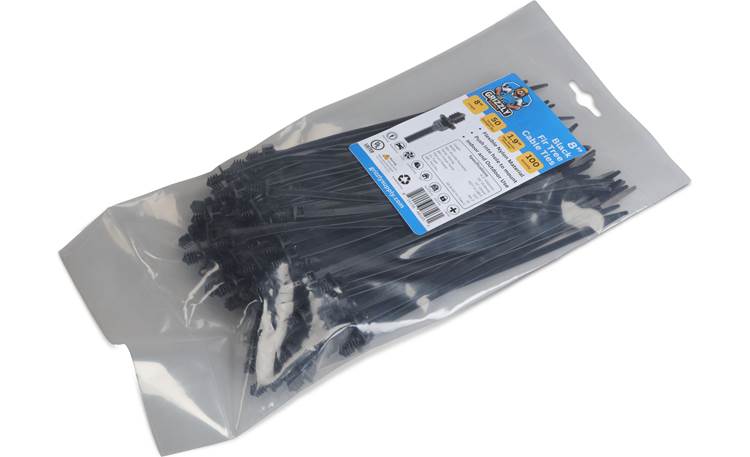 8" 50lb BlackUV Fir Tree Cable Tie 100/bag