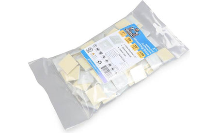 1" Natural 4-Way Adhesive Cable Mounts 100/bag