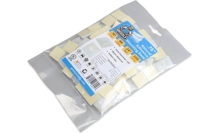 .75" Natural 4-Way Adhesive Cable Mounts 100/bag