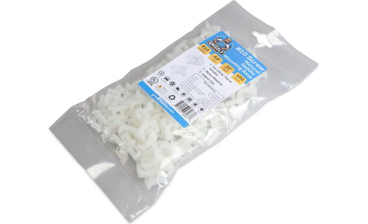 Saddle Mount #10 Screw Natural 100/bag