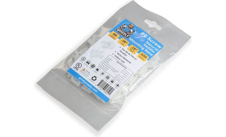 Saddle Mount #6 Screw Natural 100/bag
