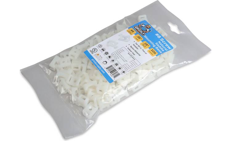 Saddle Mount #8 Screw Natural 100/bag