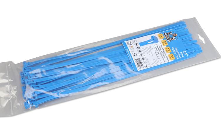 14" 50lb Blue Releasable Cable Tie 25/bag