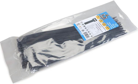 11" 50lb BlackUV Cable Tie 100/bag