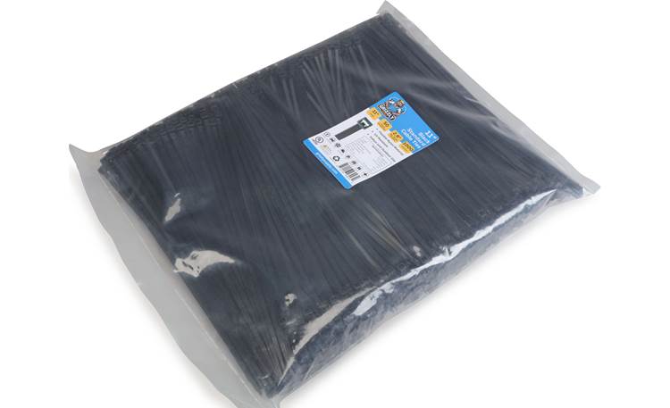 11" 50lb BlackUV Cable Tie 1000/bag