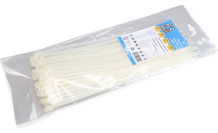 11" 50lb Natural Cable Tie 100/bag