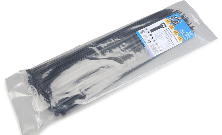 14" 50lb BlackUV Cable Tie 100/bag