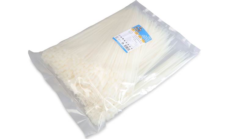 14" 50lb Natural Cable Tie 1000/bag