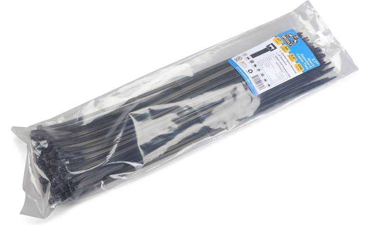 17" 50lb BlackUV Cable Tie 100/bag