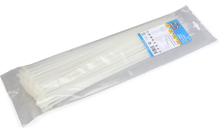17" 50lb Natural Cable Tie 100/bag