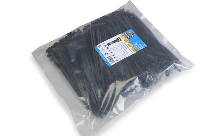 8" 50lb BlackUV Cable Tie 1000/bag