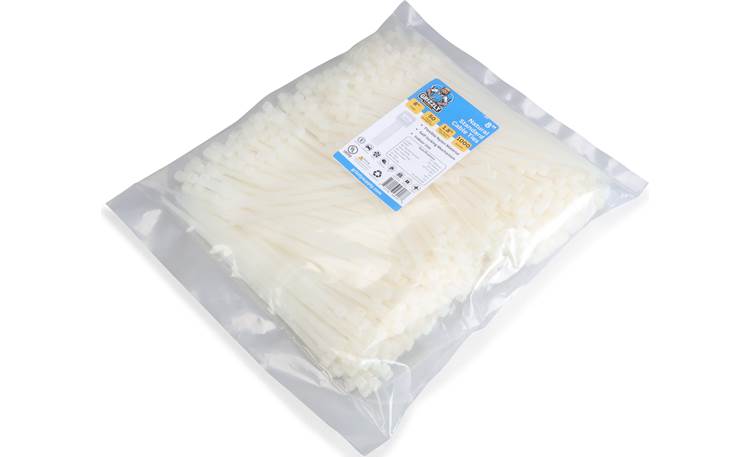 8" 50lb Natural Cable Tie 1000/bag