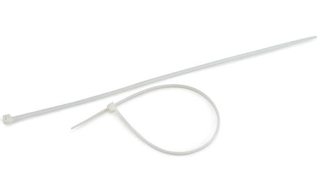 8" 18lb Natural Cable Tie 1000/bag