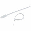 8" 50lb Verticle Marker ID Flag Cable Tie Natural 100/bag