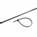 12" 50lb BlackUV Releasable Cable Tie 25/bag