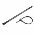 8" 50lb BlackUV Releasable Cable Tie 25/bag