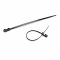 6" 40lb BlackUV Screw Mount Cable Tie 100/bag