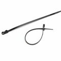 8" 50lb BlackUV Screw Mount Cable Tie 30/bag