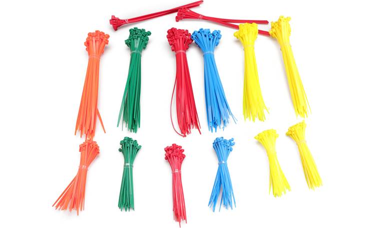 4", 8" Assorted Colors Cable Tie Tube 600/bag