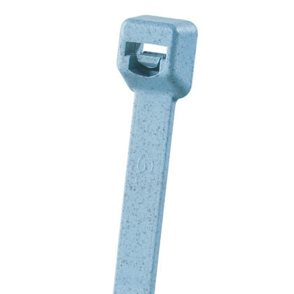 Panduit 4" 18lb Light Blue Pan-Ty® Metal Detectable Nylon Cable Ties 100/bag Part #PLT1M-C86