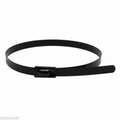 27" 150lb - Black Polyester Coated 316 Stainless Steel Cable Ties Part #SSPCoated27-LD 100/bag