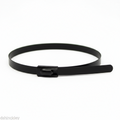 20" 300lb - Black Polyester Coated 316 Stainless Steel Cable Ties Part #SSPCoated20-HD 100/bag