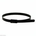 12" 300lb - Black Polyester Coated 316 Stainless Steel Cable Ties Part #SSPCoated12-HD 100/bag