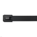 8" 150lb - Black Polyester Coated 316 Stainless Steel Cable Ties Part #SSPCoated8-LD 100/bag